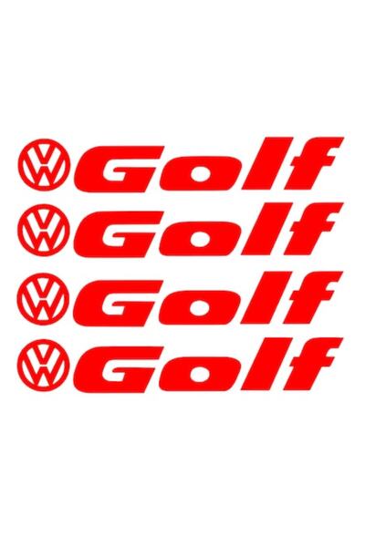 Oracal Комплект от 4 стикера за кола Volkswagen Golf Vw за дръжки - спирачни ...