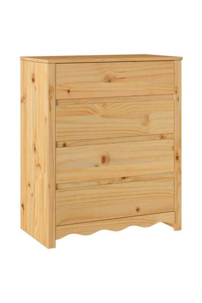 vidaxl Comodă cu sertare cu sertar Drammen Stejar 76,5 x 40 x 91 cm