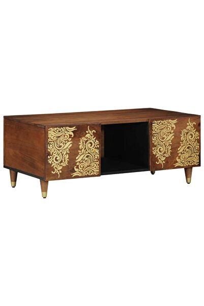vidaxl Masă de cafea Maro miere 100 x 54 x 40 cm Lemn de mango solid