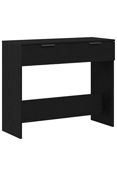 vidaxl Masă de consolă Stejar Negru 30 x 36 x 75 cm Lemn compozit