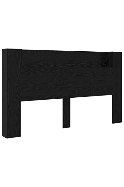 vidaxl Tăblie cap Stejar Negru 180 x 17 x 104,5 cm Lemn compozit