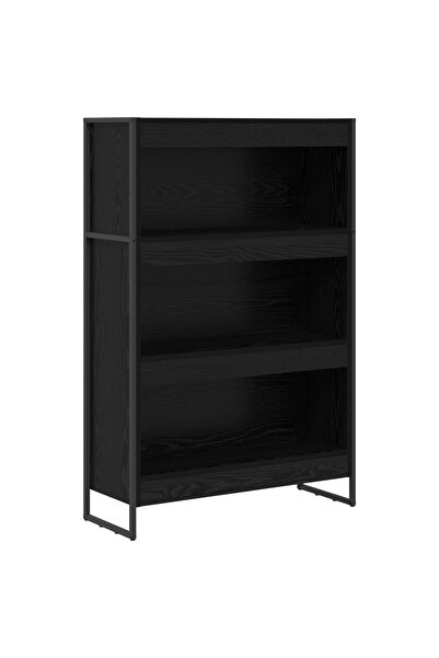 vidaxl Dulap pentru cărți Stejar Negru 80 x 30 x 155 cm Lemn compozit