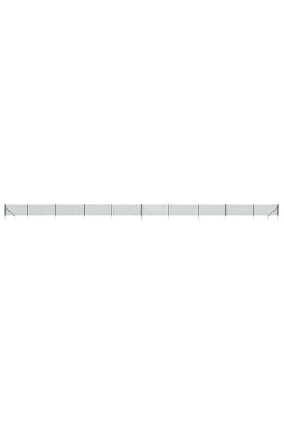 vidaxl Gard din plasă de sârmă cu țăruși de fixare, verde, 0,8 x 25 m