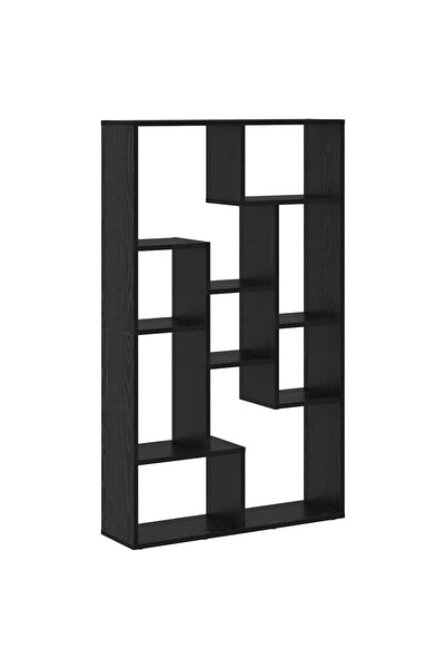 vidaxl Dulap pentru cărți Stejar Negru 72 x 20 x 102,5 cm