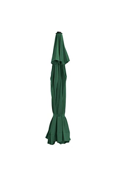 vidaxl Copertină de înlocuire pentru umbrelă de grădină, Verde, 515 cm