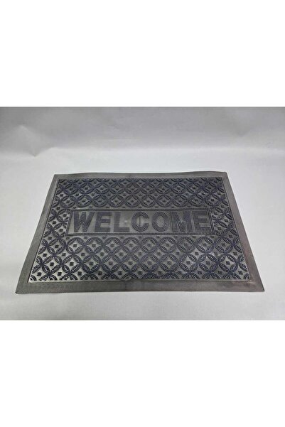 Başak Ev Tekstili Blue Color Rubber Welcome Mat with Needles - Non-Slip Base ...