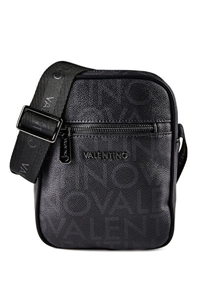 Valentino Siyah Erkek Postacı Çantası KING RE