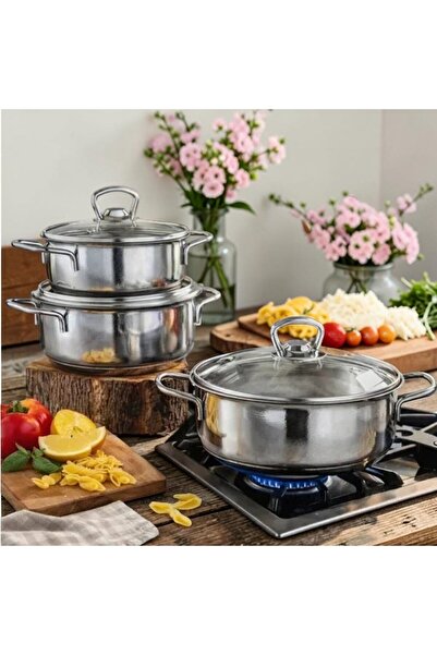 gülsan Pot Set Spring Branch 3 Pieces.