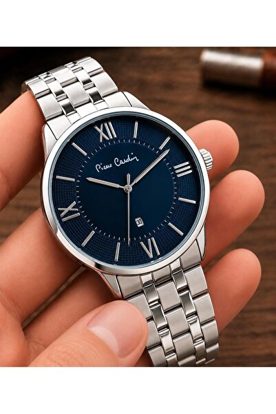 Pierre Cardin Men's Wristwatch with Steel Strap with 2 Years Warranty for Gro...