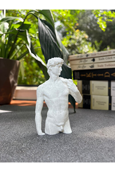 KALIPDIŞI 3D Dekoratif Michelangelo David (Davut) Büstü - Klasik Sanat Yarım ...
