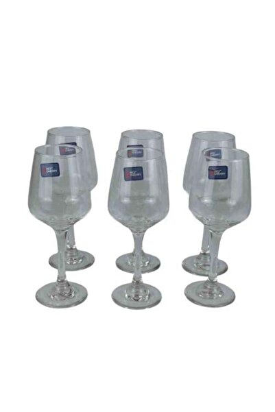 Red Cherry Glass Cups Set - 6 Pieces