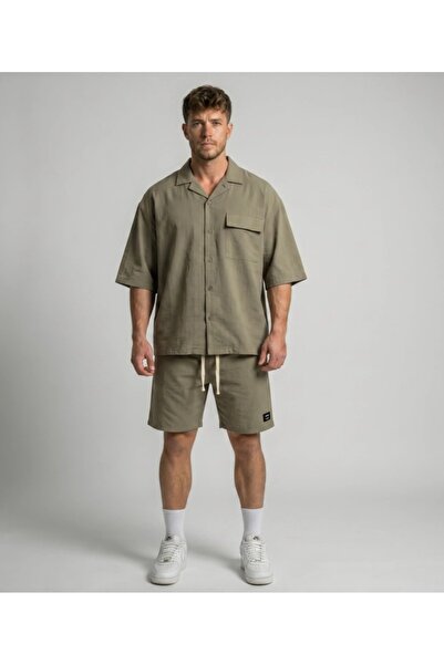 Danger Men's Premium Fabric Modal Shorts Set Khaki 2018Dngr