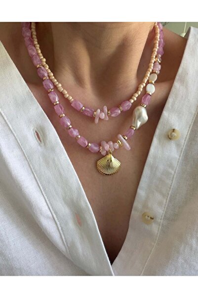 Venus Design 2-piece sea bead necklace