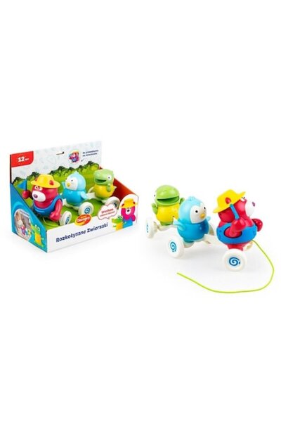Dumel Trenuleț de jucărie cu animale, set, Dumel, interactiv, 12 luni+, multi...
