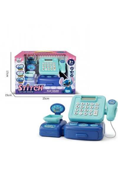iTajir Stitch Interactive Cash Register Toy for Kids - Cash Register & Superm...