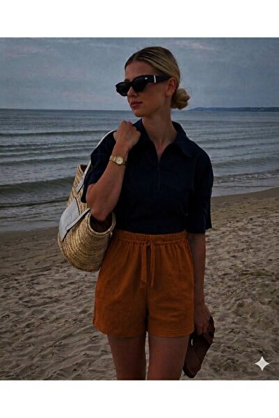 BERRUPAZ Comfortable Fit Shorts with Elastic Waist