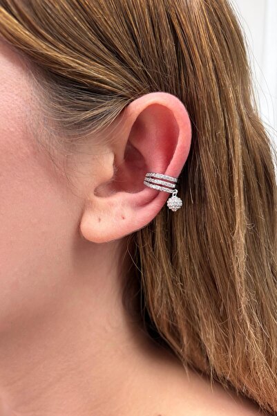 Charmist Çelik Sıkıştırmalı Halo Earcuff