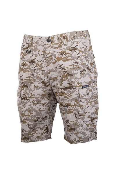 Lahti Pro Pantalon slim-fit scurt tip camuflaj / bej - s