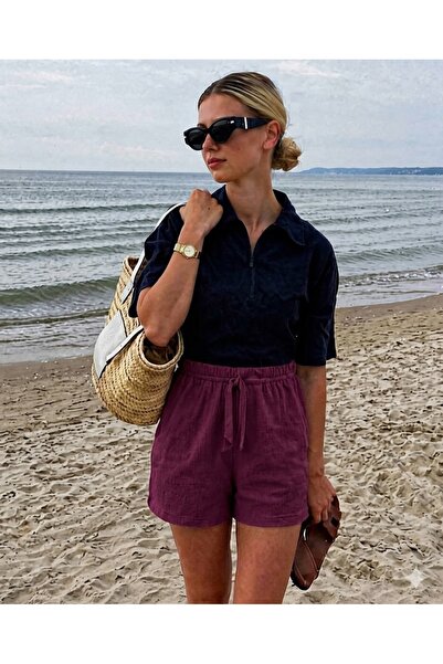 BERRUPAZ Comfortable Fit Shorts with Elastic Waist