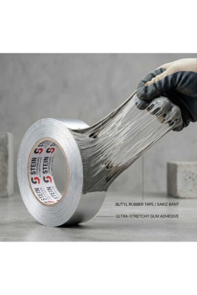 STEİN SST310 UV DİRENÇLİ, ISI DAYANIMLI, NEM VE SU YALITIMI SAĞLAYAN GUM TAPE - SAKIZ BANT 48mm*1ad.