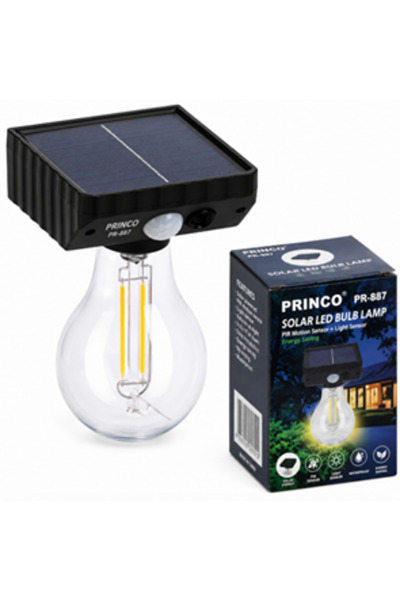 Class PRİNCO PR887 Solar Tek Lambalı Bahçe Lambası | Güneş Enerjili Dış Mekan...