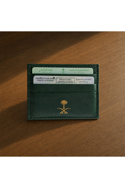 Pressia Sefin Card Wallet and Leather Wallet Color Green