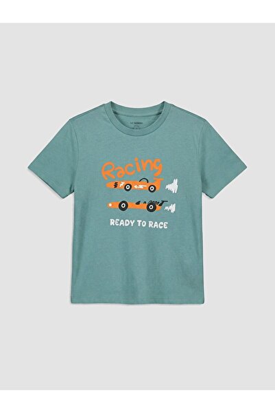 LC Waikiki Crew Neck Printed Boy's T-Shirt
