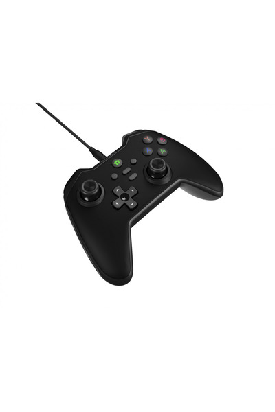 Genesis Gamepad USB cu fir Mangan 300, 19 butoane, negru