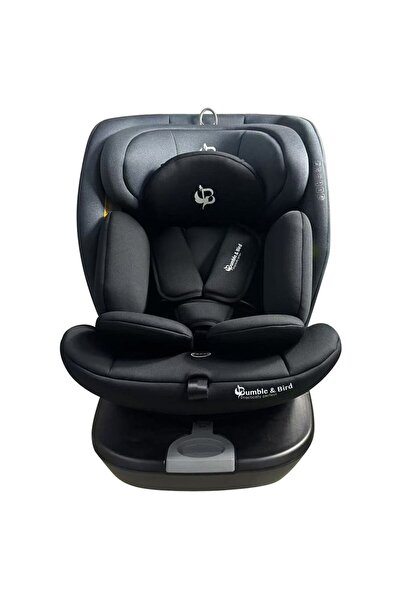 Bumble & Bird - 360 °   مقعد سيارة دوار متكامل بنظام ISOFIX - رمادي اللون