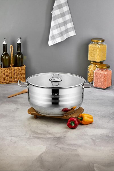 Alaca MAXSTEEL 32 CM ÇELİK DERİN TENCERE