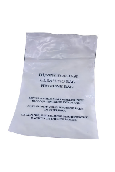 Hijyen Torbası Otel Hijyen Poşeti 15×25