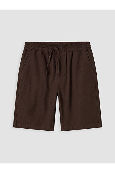 LC Waikiki Peak New Season Regular Fit Linen Look Men's Shorts