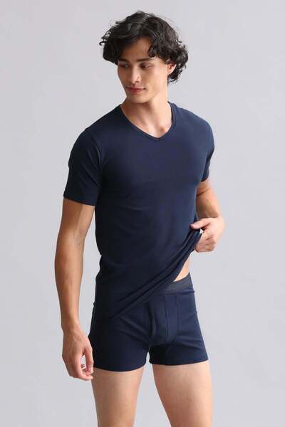 Aytuğ&Mısırlı Egyptian Modal by Tencel Hercules Slim Fit V-Neck Undershirt / ...