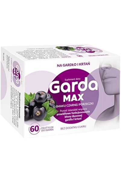 SALVUM Garda Max Czarna Porzeczka 60 Pastile