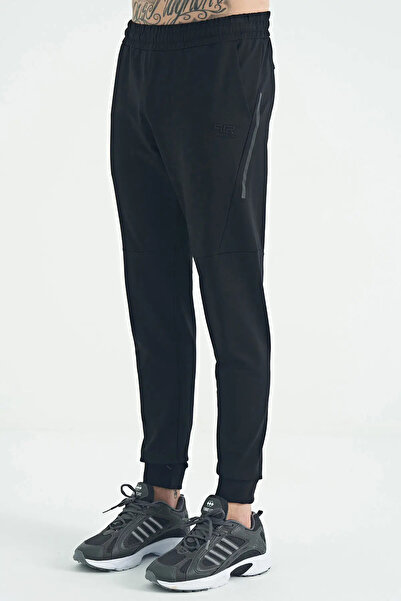 diğer1234 Ανδρική φόρμα AIRJONES Nigel Black Standard Fit Bottom — l