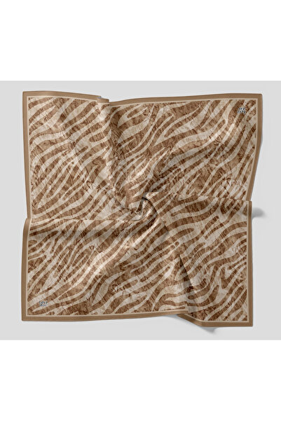 Levidor Crystal Scarf Safari Pattern Cinnamon