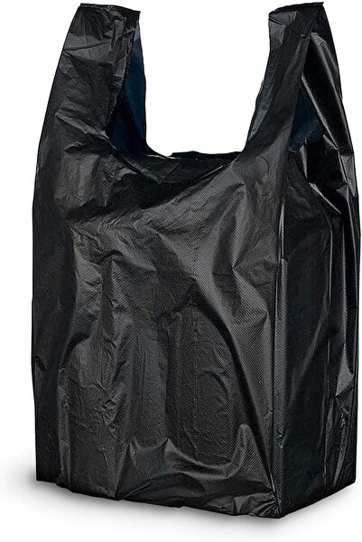 gagukstore Kalın Siyah Poşet Büyük Boy 1 Kg Hışır Atlet Poşet Market Poşeti