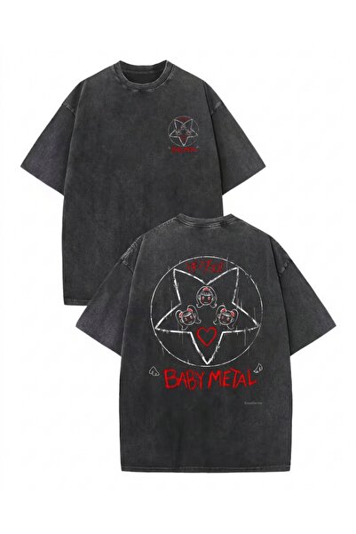 Touz Moda Baby Metal majica sa printom, periva, vintage, unisex, velika veličina