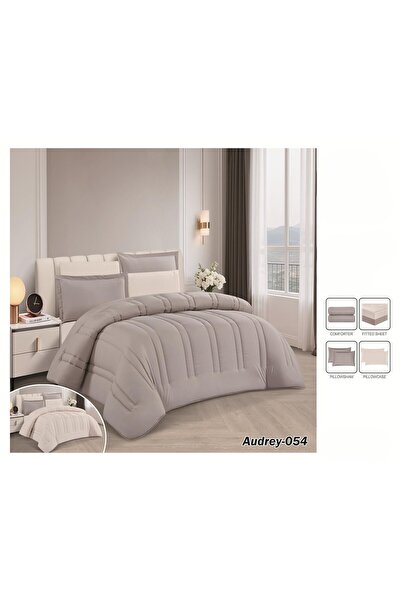 ALMIAAD Summer Plain Double-Sided Full Filling Royal 6-Piece Bedspread Set Co...
