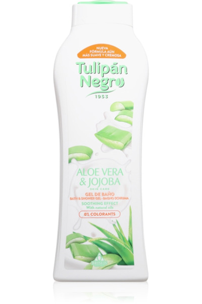 Tulipan Negro Tulipán Negro Gel de duș cu Aloe Vera și Jojoba 650ML, Hidratar...
