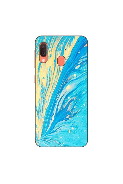 OEM Husa compatibila cu Samsung Galaxy A20e Silicon Gel Tpu Model Aqua Bloom