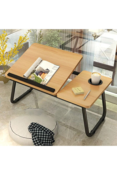 Vivendo Masuta pliabila si reglabila cu unghi ajustabil pentru laptop 55x32x25cm