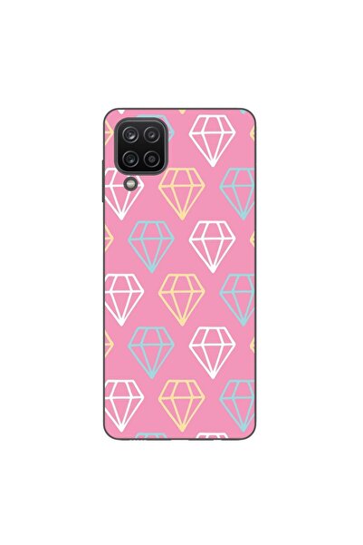 OEM Husa compatibila cu Samsung Galaxy A12 Silicon Gel Tpu Model Diamond Patt...