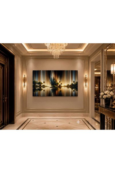 zeyrada Premium 3D Efektli Özel Tasarım Dijital Sanat Kanvas Tablo - Egzotik ...