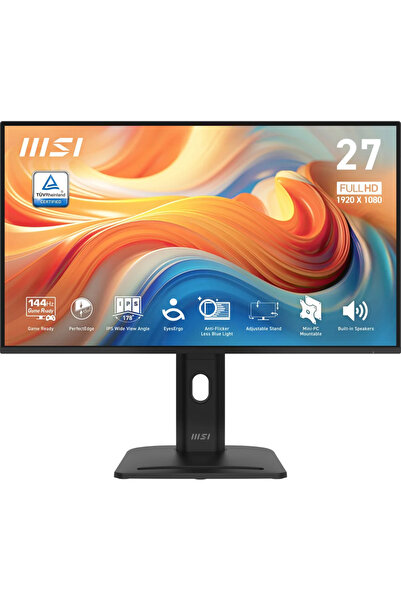 MSI PRO MP275PG E14 27 1920x1080 FHD 144Hz 4ms HDMI VGA DP HDR Ready FreeSync...