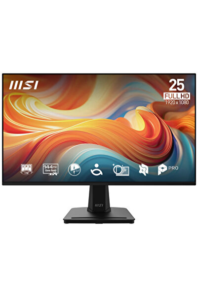 MSI PRO MP251 E14L 24.5 1920x1080 FHD 144Hz 4ms HDMI VGA AMD FreeSync IPS Mon...