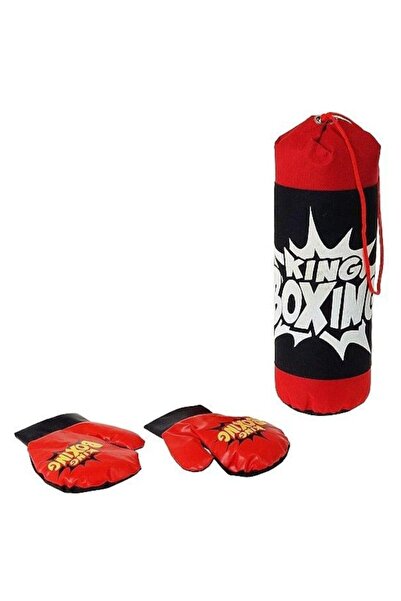 CasaDesteapta.ro Set Box pentru Copii, Sac de Box 65 cm cu Mănuși Incluse – A...