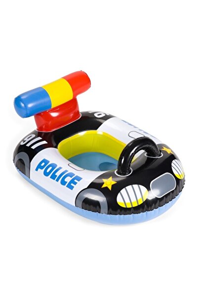 CasaDesteapta.ro Colac de Înot pentru Copii Model Mașină de Poliție, 72 x 53 cm