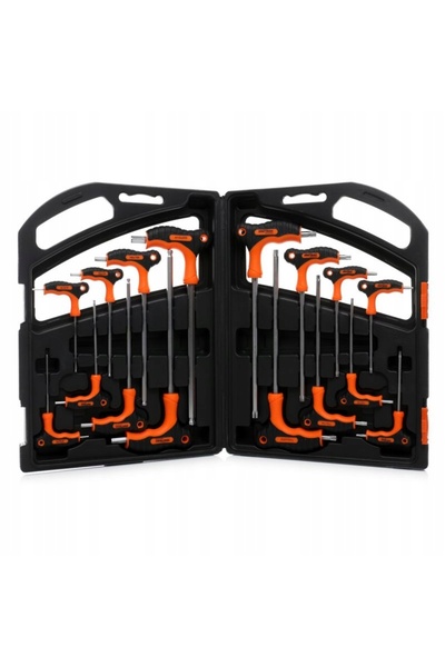 Kraft&dele Set de chei imbus și torx, 16 piese, cu valiză K10907