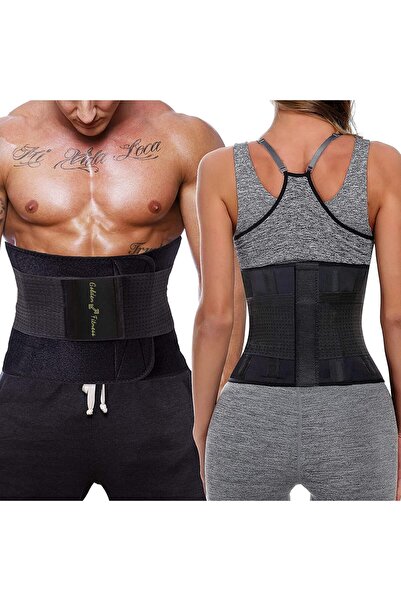 by asly Golden Fitness Waist Trainer Belt for Women & Man | Waist Trimmer Wei...